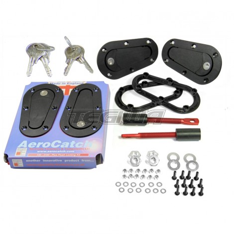 AEROCATCH 120 PLUS FLUSH SERIES LOCKING BONNET HOOD PINS CATCHES (ABOVE)