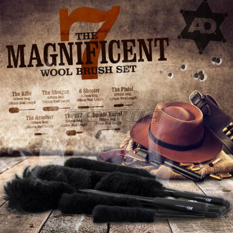 Autobrite The Magnificent 7 - Wool Wheel Brush Set