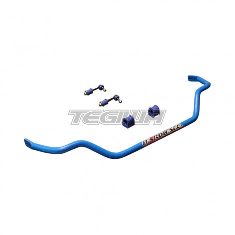 HARDRACE ADJUSTABLE 28MM FRONT ROLL BAR WITH TPV DROP LINKS  BUSHES 5PC SET NISSAN 200SX S13