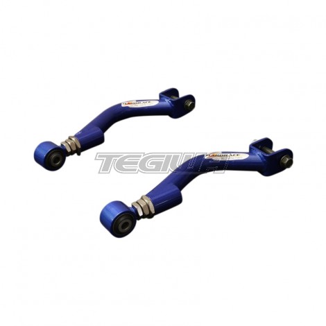 HARDRACE ADJUSTABLE REAR UPPER CAMBER KIT WITH HARDENED RUBBER BUSHES 2PC SET NISSAN 200SX S14 SILVIA S15 SKYLINE R33 R34