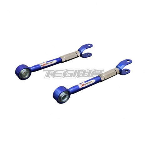 HARDRACE ADJUSTABLE SUPER STRONG REAR TRACTION ROD WITH SPHERICAL BEARINGS 2PC SET NISSAN GT-R R35