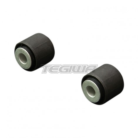 HARDRACE HARDENED RUBBER REAR SHOCK ABSORBER BUSHES 2PC SET HONDA CIVIC EP3 01-05