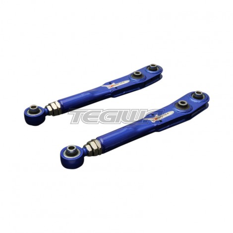 HARDRACE ADJUSTABLE REAR LOWER CONTROL ARM WITH SPHERICAL BEARINGS 2PC SET MITSUBISHI EVO 4-9 96-07