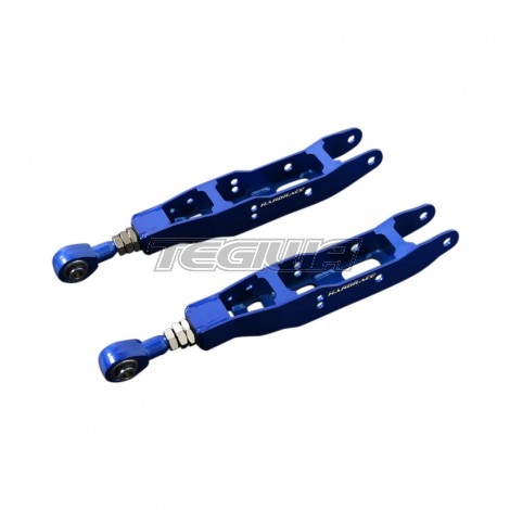 HARDRACE ADJUSTABLE REAR LOWER CONTROL ARMS/CAMBER KIT WITH SPHERICAL BEARINGS 2PC SET SUBARU IMPREZA GRB LEGACY BM BR BRZ TOYOTA FT86