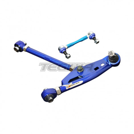 HARDRACE ADJUSTABLE FRONT LOWER CONTROL ARMS WITH SPHERICAL BEARINGS 4PC SET TOYOTA FT86 SUBARU BRZ