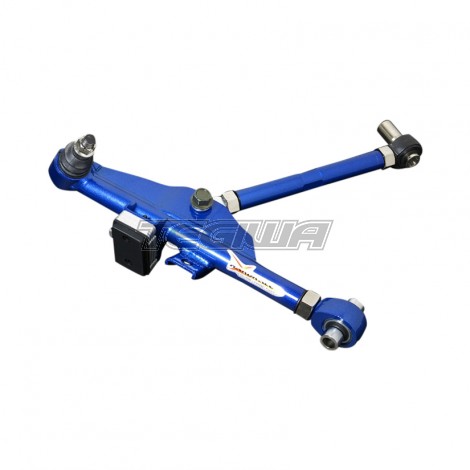 HARDRACE 25MM EXTENDED ONE PIECE ADJUSTABLE LOWER CONTROL ARM AND TENSION ROD WITH PILLPW BALL BUSHES 2PC SET NISSAN 200SX S14 SILVIA S15