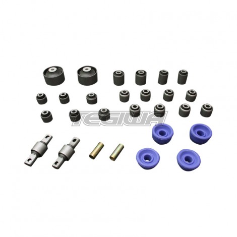 HARDRACE HARDENED RUBBER COMPLETE BUSH SET 28PC SET HONDA ACCORD 94-97