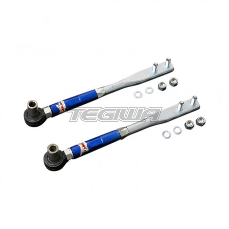 HARDRACE ADJUSTABLE HIGH ANGLE FRONT TENSION ROD WITH SPHERICAL BEARINGS 2PC SET NISSAN 200SX S13 