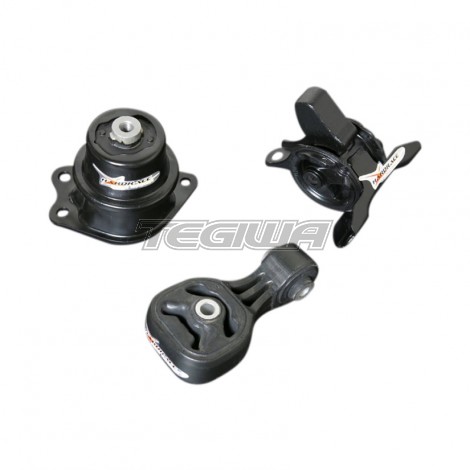 HARDRACE STREET SERIES HARDENED ENGINE MOUNT 3PC SET HONDA FIT GE AT 08-13