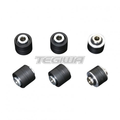 MEGA DEALS - HARDRACE SPHERICAL BEARINGS REAR KNUCKLE BUSHES 6PC SET HONDA INTEGRA DC5 02-06