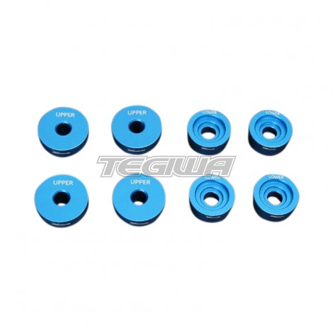 HARDRACE SOLID ALUMINIUM SUBFRAME BUSHES 4PC SET NISSAN 200SX S13 S14 SILVIA S15 SKYLINE R32 R33 R34