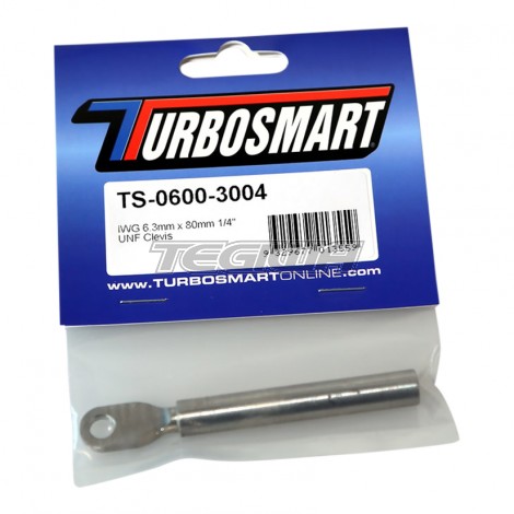 Turbosmart Clevis Suit IWG75 (1/4" UNF thread) 6.3mm(Hole) x 80mm