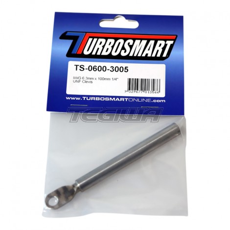 Turbosmart Clevis Suit IWG75 (1/4" UNF thread) 6.3mm (Hole) x 100mm