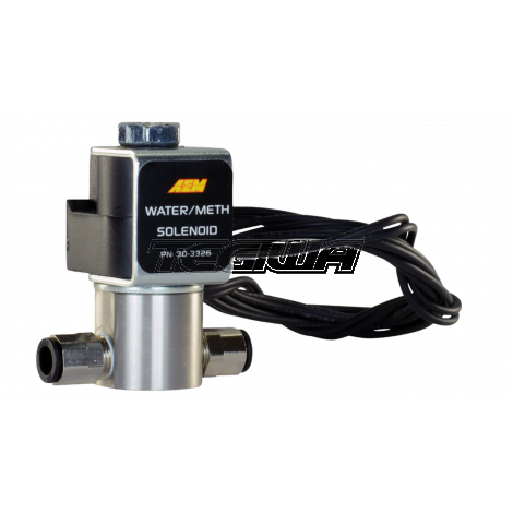 AEM Water/Methanol Solenoid Is A 2-Way Normally Closed 12V Valve With Stainless Steel Body