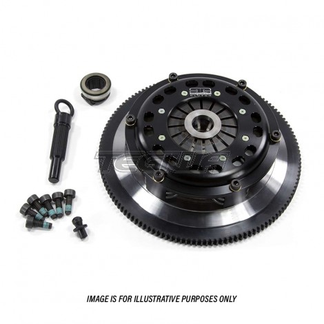 Competition Clutch 184mm Race Sintered Twin Disc and Flywheel Kit Mitsubishi Eclipse EVO EVO I to III 6 Bolt