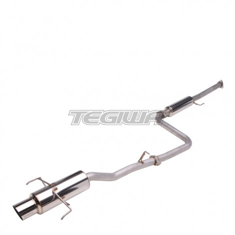 BB6 H22A4 For Honda Prelude Catback Exhaust System 4 inches Burn Tip Muffler 