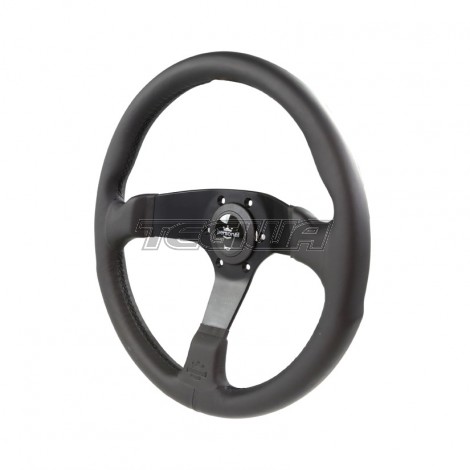 PERSONAL FITTI E3 LEATHER STEERING WHEEL 350MM