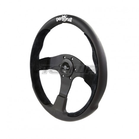 PERSONAL POLE POSITION SUEDE LEATHER STEERING WHEEL 330MM