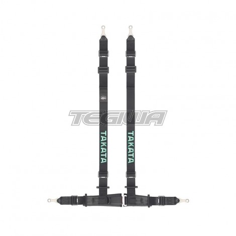 TAKATA DRIFT II 4 POINT HARNESS BOLT-ON BLACK