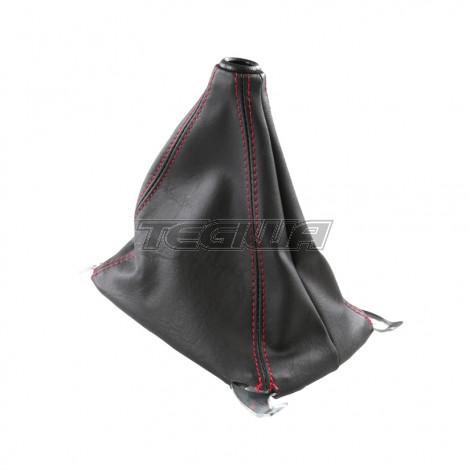 FITS HONDA CIVIC TYPE R 2007-2013 PERFORATED LEATHER GAITER SHIFT BOOT RED