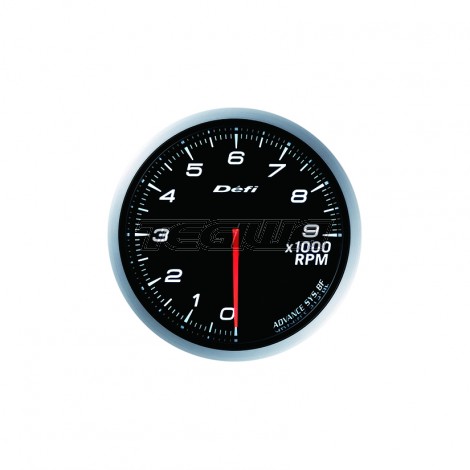 DEFI 80MM ADVANCE BF TACHO/RPM GAUGES WHITE