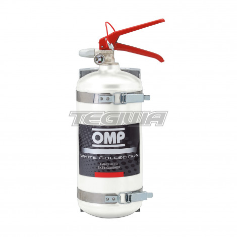 OMP Hand Held Aluminium Fire Extinguisher 2.4L with Bracket