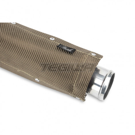 Funk Motorsport Clamp on Exhaust Heat Shield (Titanium or Carbon Fibre)