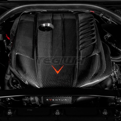 EVENTURI BLACK CARBON ENGINE COVER TOYOTA SUPRA MK5 A90
