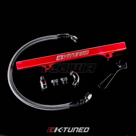 K-Tuned 8th/9th Civic Fuel Rail Kit - Side Feed Fuel Line and Rail