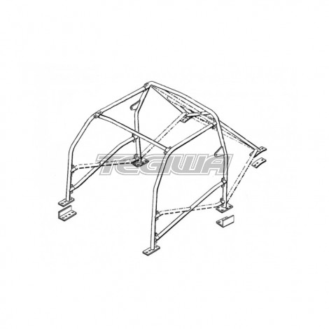 SAFETY DEVICES MULTIPOINT BOLT-IN ROLL CAGE H020 HONDA INTEGRA DC2 93-01 MSA/FIA APPROVED