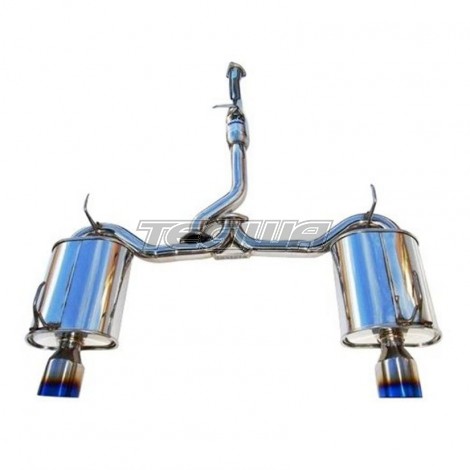 MEGA DEALS - INVIDIA Q300 DUAL TITANIUM TIPS CAT-BACK EXHAUST 70MM S2000 00-09 AP1 AP2