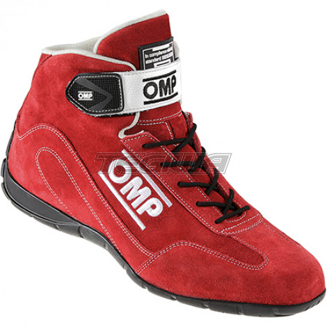 OMP CO-DRIVER BOOTS - SIZE 43 - RED - CLEARANCE