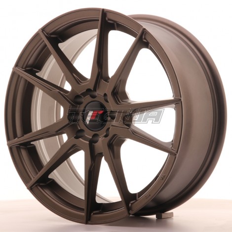 Japan Racing JR21 Alloy Wheel 17x7 - 4x114.3 / 4x100 - ET40 - Matt Bronze