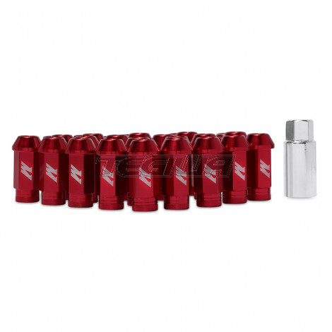 MEGA DEALS - Mishimoto Mishimoto Aluminum Locking Lug Nuts 1/2in x 20 Red