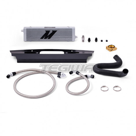 Mishimoto Thermostatic Oil Cooler Kit Ford Mustang GT 15-17 Silver