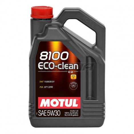 MOTUL 8100 ECO-CLEAN 5W30 SYNTHETIC ENGINE OIL 