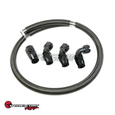 SPEEDFACTORY -16AN RACE RADIATOR HOSE & FITTING KIT - UNIVERSAL