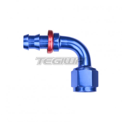 Tegiwa AN JIC8 AN8 90 Degree Push-On Socketless Fuel Hose Fitting