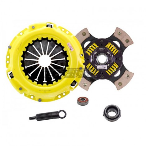 MEGA DEALS - ACT 4 PAD SPRUNG HEAVY DUTY CLUTCH KIT TOYOTA SUPRA 86-92 3.0 7MGTE TURBO 86-92 1JZGTE TURBO PULL TYPE R154 240MM TS2-HDG4