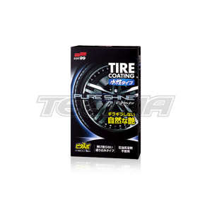 Soft99 Pure Shine Water- Based Satin Tyre Coating Inc. Applicators