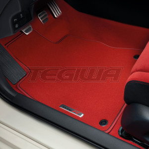 Genuine Honda Elegance Front & Rear Floor Mats Red Civic Type R FL5 LHD 23+