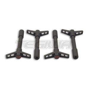 Proform Valve Cover Wing Nuts Chevrolet Small Block Big Block V8 V6 Black Crinkle