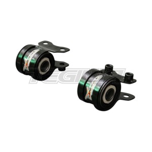 HARDRACE HARDENED RUBBER FRONT LOWER ARM BIG BUSHES 2PC SET MAZDA3 03-08 FOCUS MK2 05-10