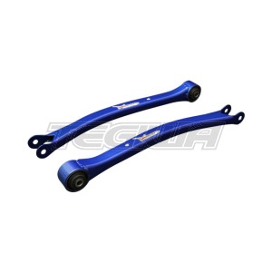 HARDRACE ADJUSTABLE REAR TRAILING ARMS WITH HARDENED RUBBER BUSHES 2PC SET SUBARU IMPREZA GC GG LEGACY BD BH