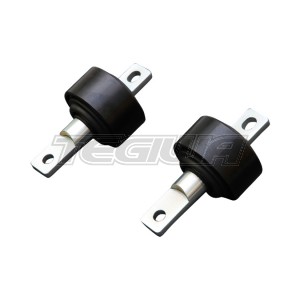 HARDRACE SPHERICAL BEARINGS REAR TRAILING ARM BUSHES 2PC SET HONDA CIVIC CRX EF EG EK 88-00