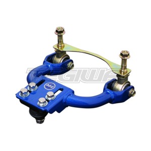 HARDRACE ADJUSTABLE FRONT UPPER CAMBER KIT WITH HARDENED RUBBER BUSHES 2PC SET HONDA CIVIC EG 92-96 INTEGRA DC2 94-01