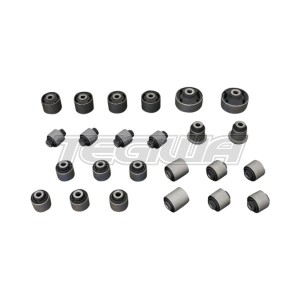 HARDRACE HARDENED RUBBER COMPLETE BUSHING KIT 24PC KIT HONDA ACCORD CL7 03-07
