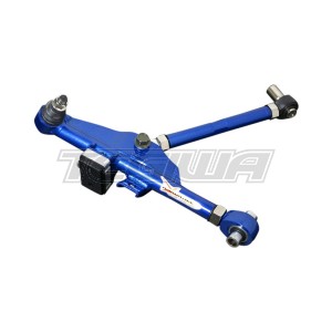 HARDRACE 25MM EXTENDED ONE PIECE ADJUSTABLE LOWER CONTROL ARM AND TENSION ROD WITH PILLPW BALL BUSHES 2PC SET NISSAN 200SX S14 SILVIA S15