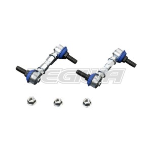 HARDRACE ADJUSTABLE UNIVERSAL STABILIZERS LINKS 10MM ROD ENDS 2PC SET