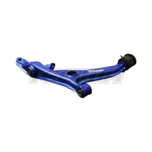 HARDRACE BLUE OE STYLE FRONT LOWER CONTROL ARM WITH HARDENED RUBBER BUSHES 2PC SET HONDA CIVIC EK 96-00